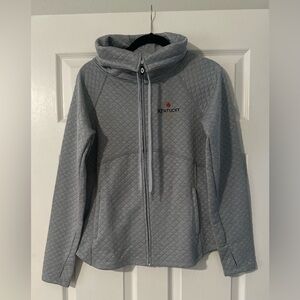 NWT Women’s Kate Lord Quilted Embroidered Logo Kentucky Derby Quilted Zip Up Med
